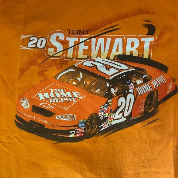 tony stewart home depot nascar tee shirt - Picture 3 of 4